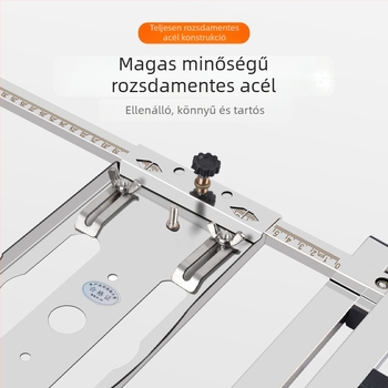 Faanyag lemez vágó- és igazító eszköz, hordozható fűrész és pozicionáló támasz