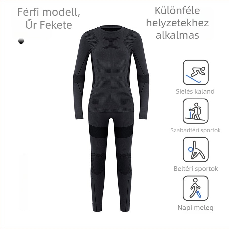 Gyerekeknek készült gyorsan száradó sí szett: nedvszívó, lélegző, meleg, rugalmas tartás