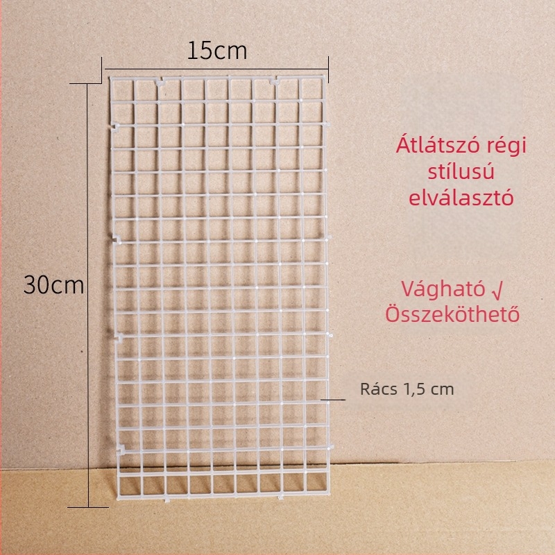 Az akvárium aljának elválasztólemeze, akril szűrőpumpa, műanyag hálós elválasztó