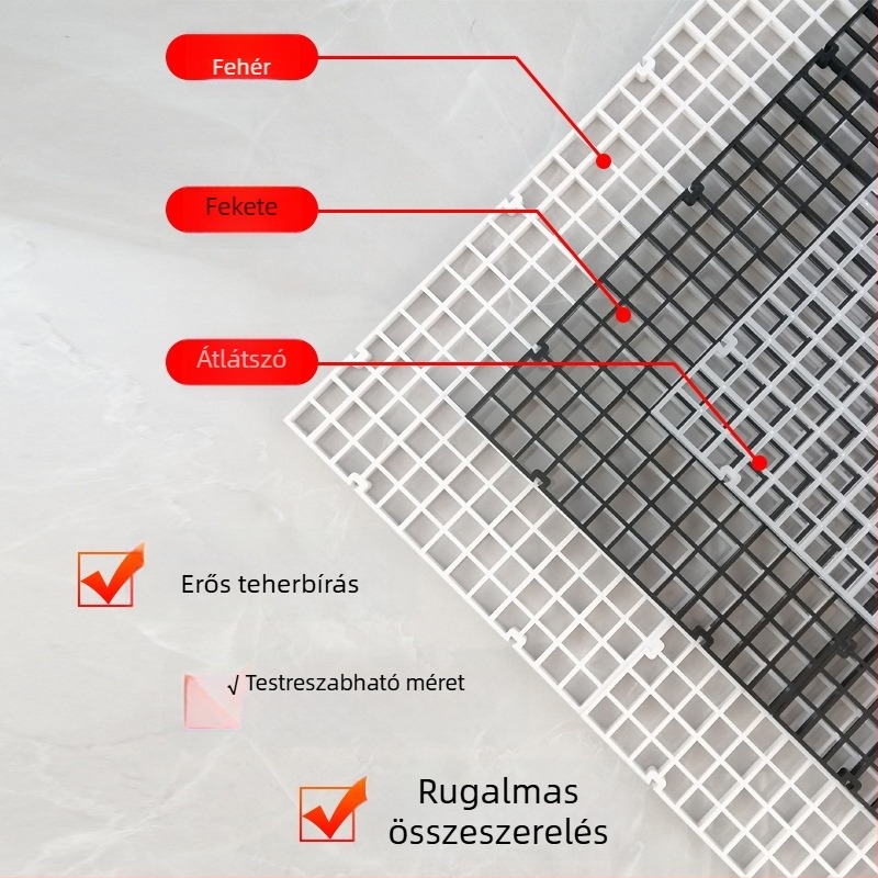 Akváriumfedél tartó, akrilból, átlátszó műanyag támasztó keret antiugrás hálóval