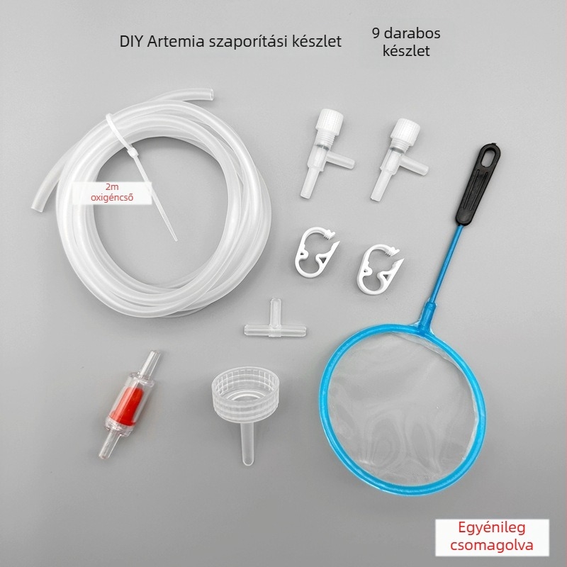 DIY Artemia brine shrimp keltető készlet akváriumhoz — műanyag anyag; nem importált; akváriumi felszerelés