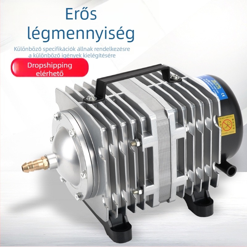Risheng ACO01 elektromágneses levegőpumpa akváriumhoz — nagy teljesítményű oxigénellátás