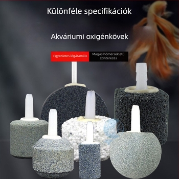 4 mm csatlakozású akváriumi levegőztető pumpa kiegészítő – levegőkő és buborék-difúzor