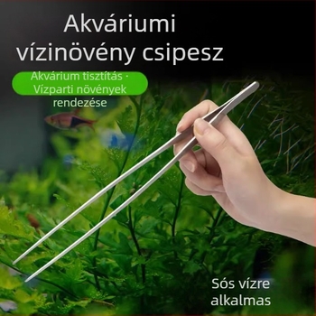 Hosszú műanyag csipesz akváriumi növényekhez és etetéshez