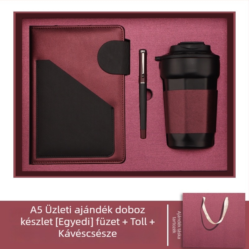 Notesz műbőr borítóval, spirálkötéssel, Dowling papír 80 g, 200 oldal, kreatív trendek stílusa - cj02