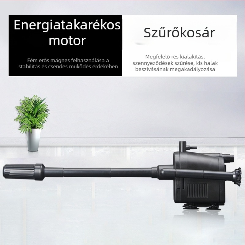 Sobo/Songbao WP1660 2660 1990 búvárszivattyú akváriumi szűrővel, 3 az 1-ben oxigénellátás és keringés