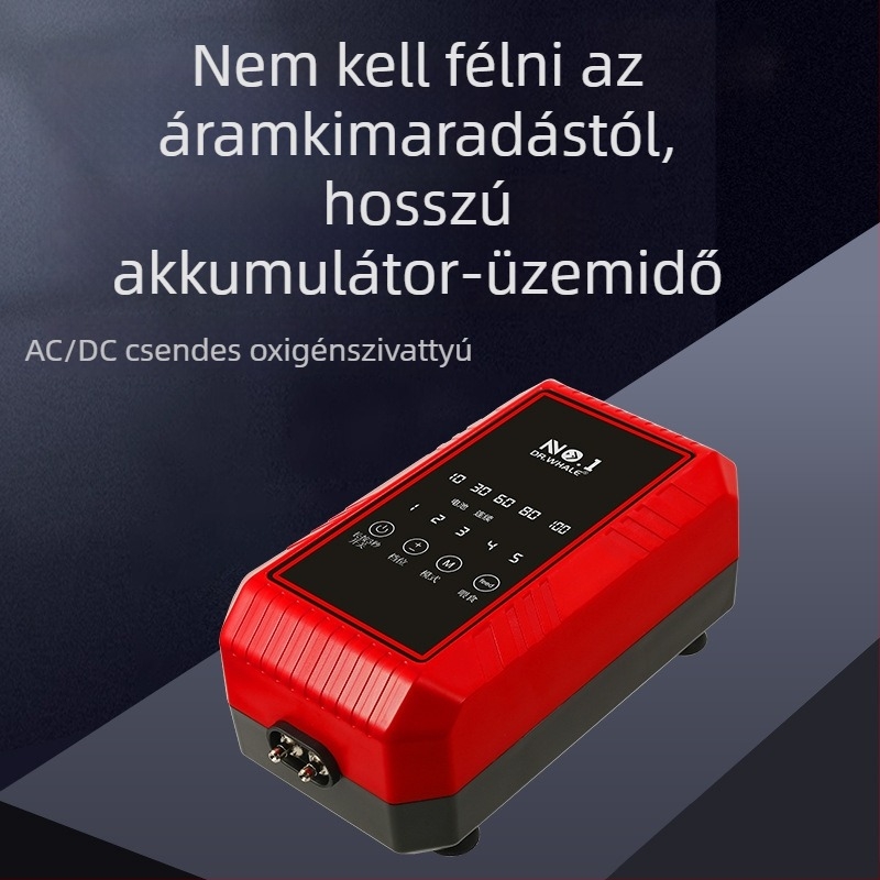 AC-áramú oxigénpumpa akváriumhoz, ultra-csendes oxigenizáló belső és kültéri használatra