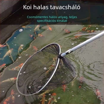 Koi tó kézi háló — Akvárium berendezés, Szűrő, Anyag: Egyéb; Eredet: Egyéb