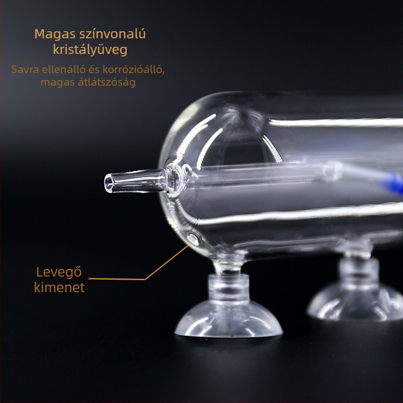 Akvaris oxigénpumpa és diffúzor - üveg, anti-splash kialakítás, márka Cuttlefish, származás Hebei, súly 1