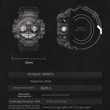 LC21 okosóra: szívritmus, véroxigén-szint, vérnyomás, alvásfigyelés és Bluetooth hívások