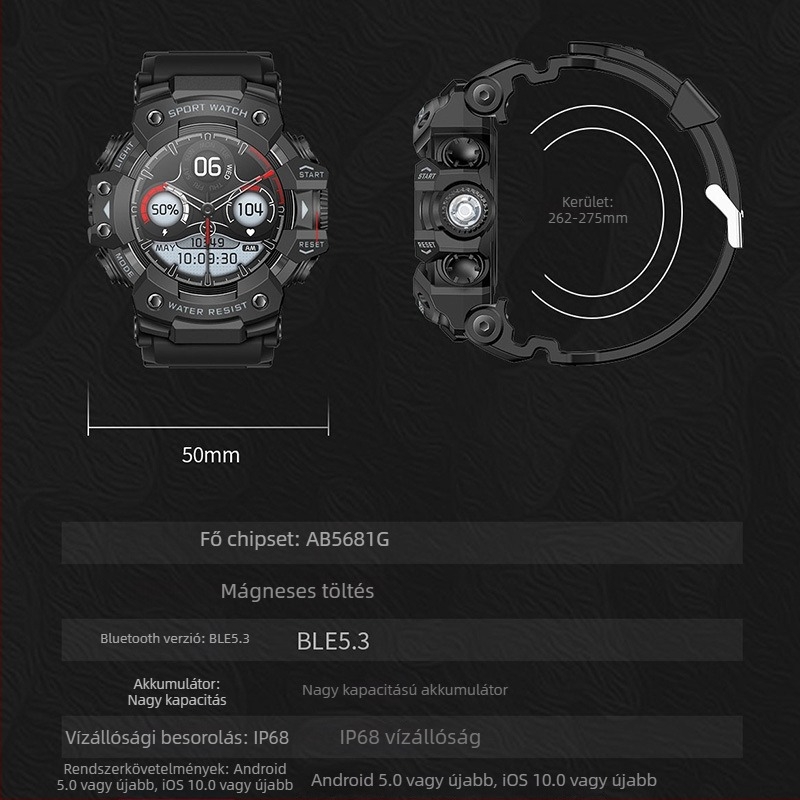 LC21 okosóra: szívritmus, véroxigén-szint, vérnyomás, alvásfigyelés és Bluetooth hívások