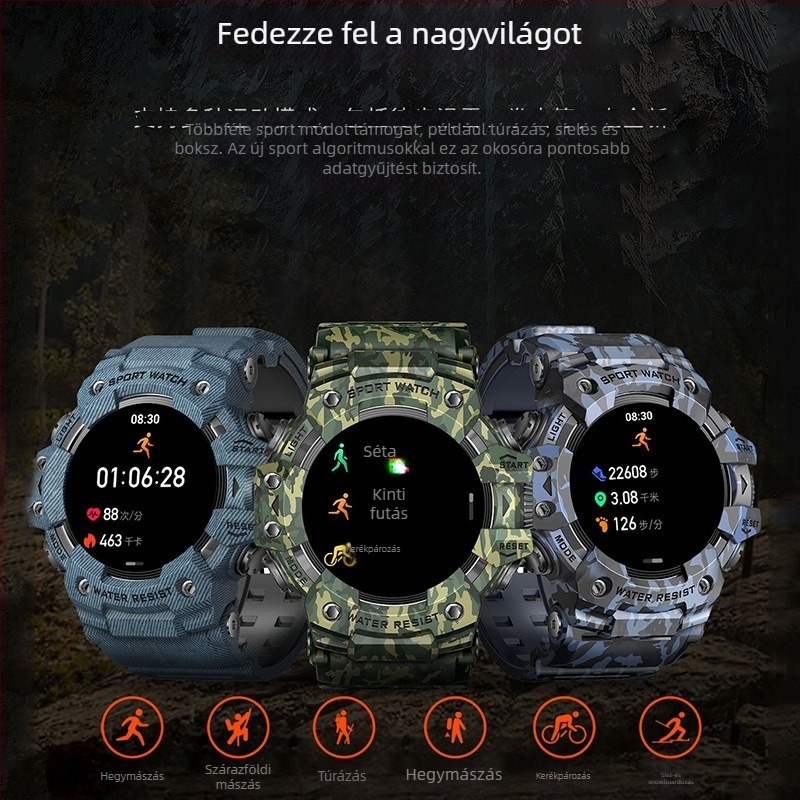 LC21 okosóra: szívritmus, véroxigén-szint, vérnyomás, alvásfigyelés és Bluetooth hívások