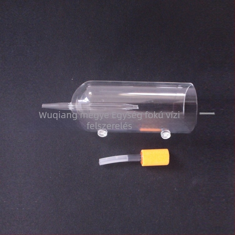 Akvarisztikus oxigén-ellátó eszköz üvegtesttel, buborékkő 40×15 mm, tömeg 0,5 kg