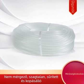 Oxigénpumpa kiegészítő gumicső, hálós cső, 4 mm, akváriumhoz, magasnyomású vízcső