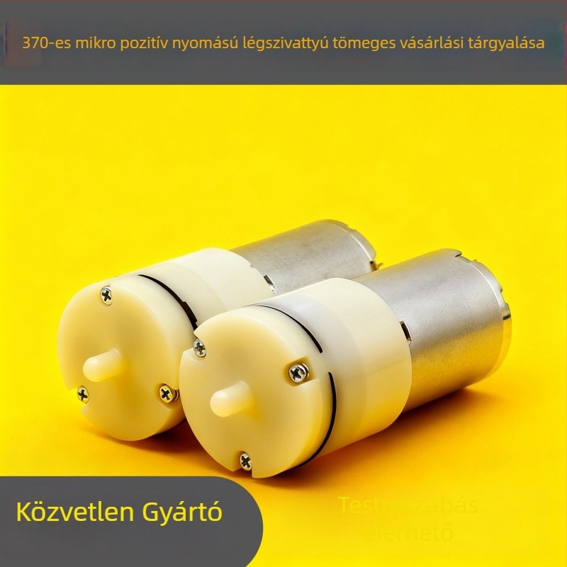 Új, csendes 370-es légpumpa akvárium oxigénezéséhez, mikro légpumpa, állítható levegőáram, kozmetikai készülékhez