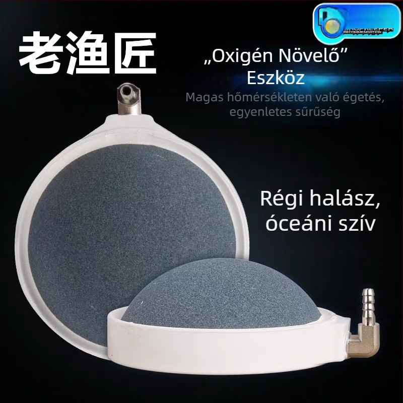 Old Fishsmith Oxigén-difúzorfej buborékkővel, levegőkoronggal és levegőoszloppal – 0,1 kg, új modell