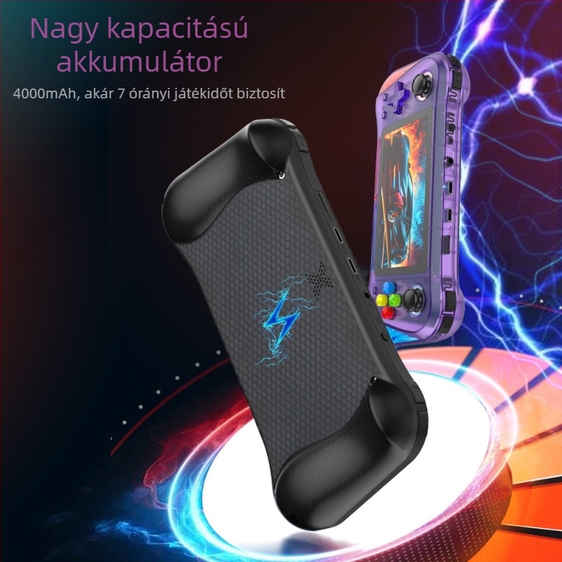 Nyílt forráskódú kézibeszélős játékkonzol kettős joystickokkal, 128 GB memória, USB csatlakozó, MP3 lejátszó – retró hordozható arcade