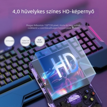 Kézben tartható joystick játékkonzol RPG-vel, 64/128 GB Liux, USB, vezetékes
