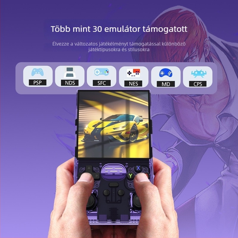 Kézben tartható joystick játékkonzol RPG-vel, 64/128 GB Liux, USB, vezetékes