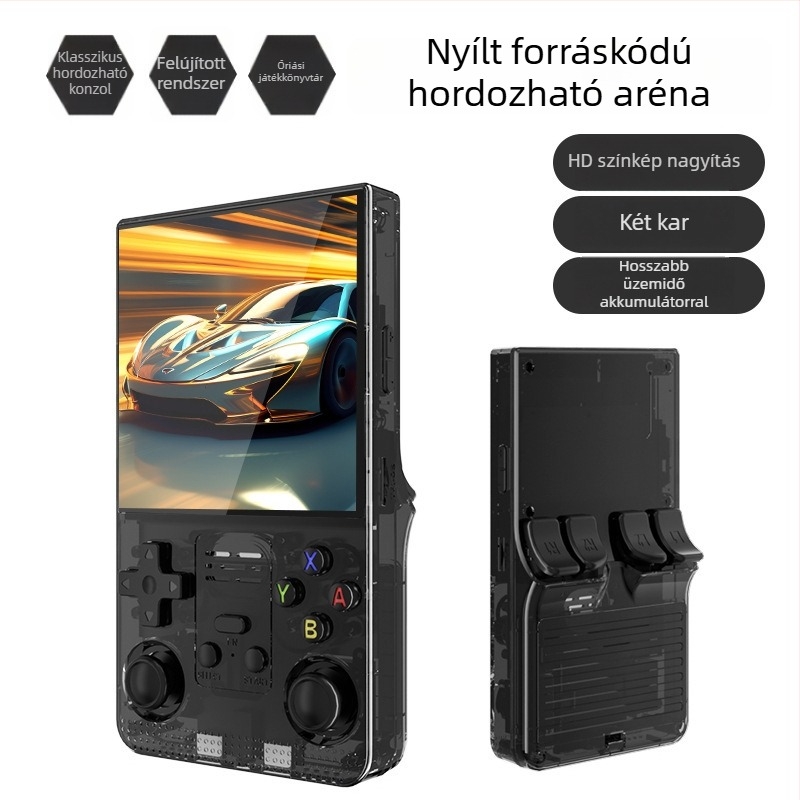 Kézben tartható joystick játékkonzol RPG-vel, 64/128 GB Liux, USB, vezetékes