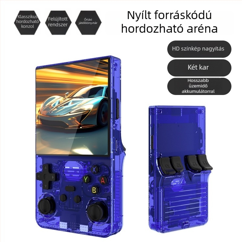 Kézben tartható joystick játékkonzol RPG-vel, 64/128 GB Liux, USB, vezetékes