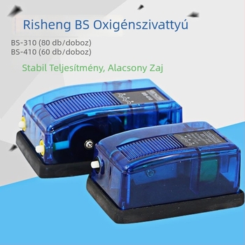 BS-310 akváriumi aerátor, egyfejű, csendes működés, súly 50 g