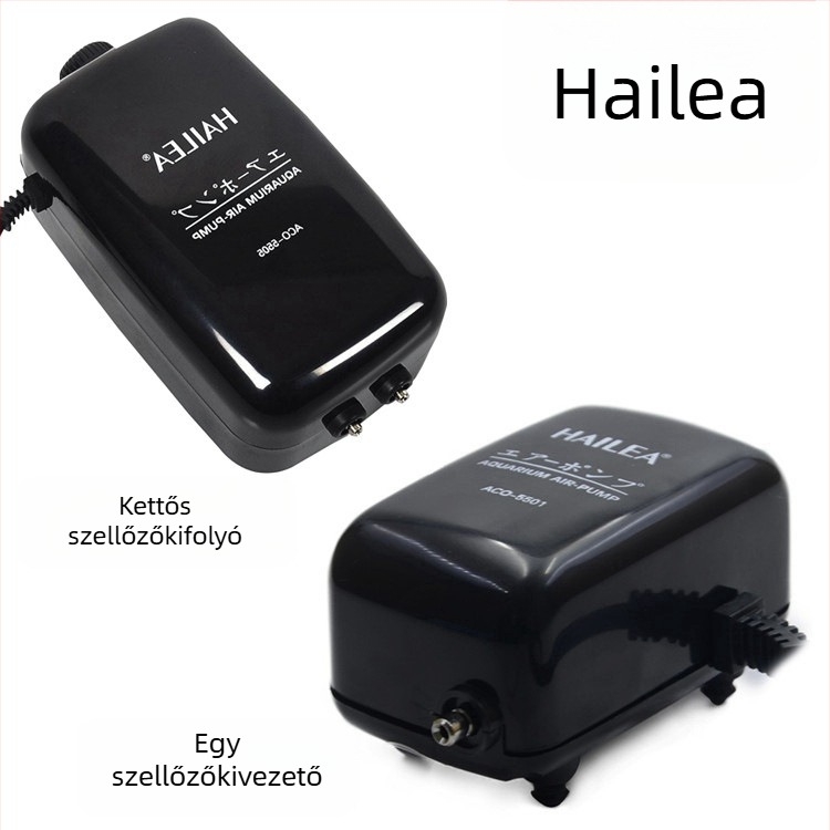 Haili akváriumi oxigénpumpa - csendes üzemelésű pumpa, modellek: ACO5503/5504/5501/5505