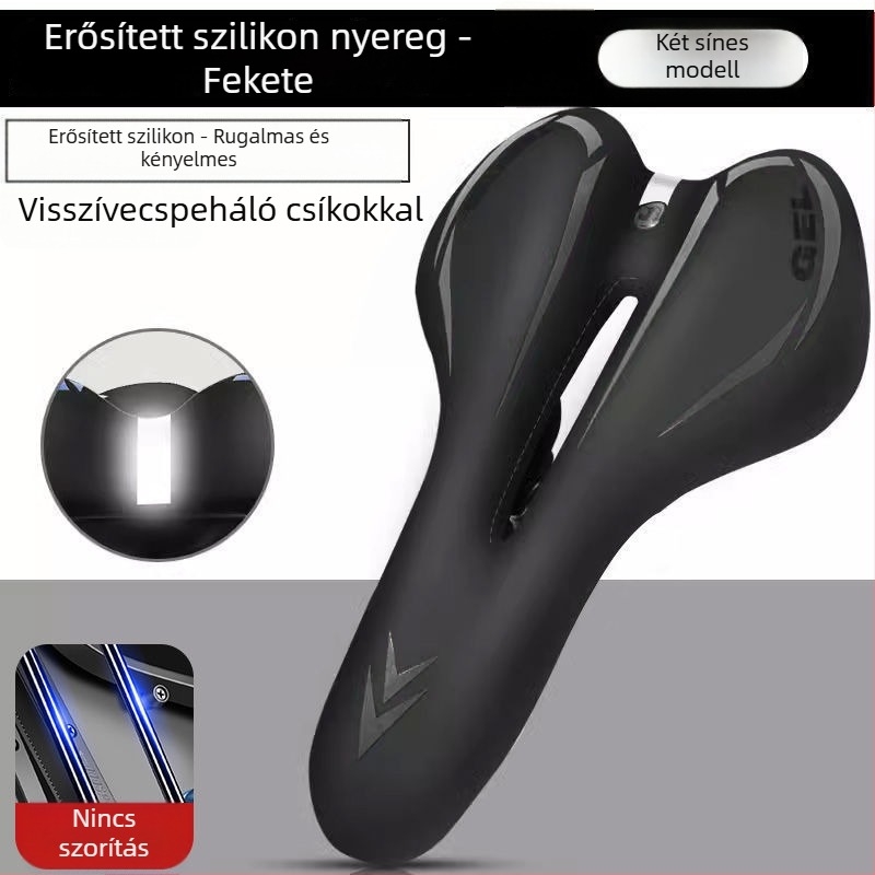 hegyi kerékpár ülés párna – rendkívül puha, csípőfájdalom elleni, ergonikus nyeregpárna; Anyag: acél; Alkalmas hagyományos kerékpárhoz; Cikkszám: p8hxxbp7