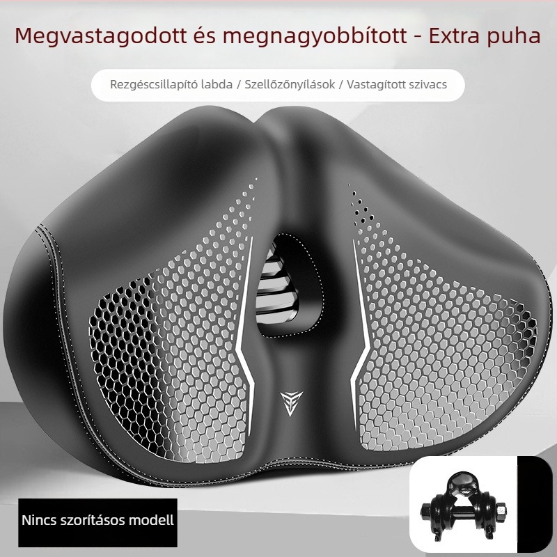 hegyi kerékpár ülés párna – rendkívül puha, csípőfájdalom elleni, ergonikus nyeregpárna; Anyag: acél; Alkalmas hagyományos kerékpárhoz; Cikkszám: p8hxxbp7