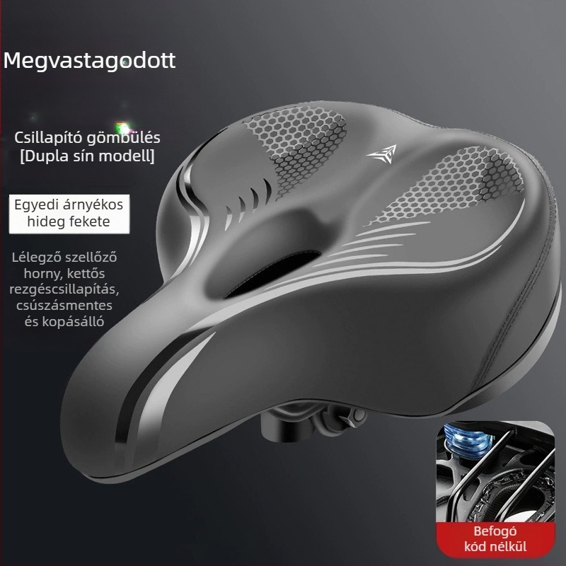 hegyi kerékpár ülés párna – rendkívül puha, csípőfájdalom elleni, ergonikus nyeregpárna; Anyag: acél; Alkalmas hagyományos kerékpárhoz; Cikkszám: p8hxxbp7