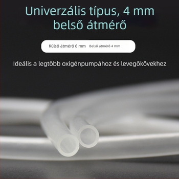 Akváriumi oxigénpumpa csővel és levegőcsővel – műanyag, 1 kg, akváriumi felszerelés