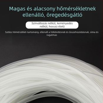 Akváriumi oxigénpumpa csővel és levegőcsővel – műanyag, 1 kg, akváriumi felszerelés