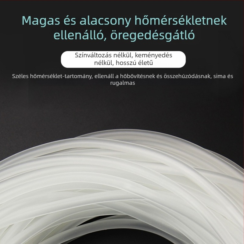 Akváriumi oxigénpumpa csővel és levegőcsővel – műanyag, 1 kg, akváriumi felszerelés