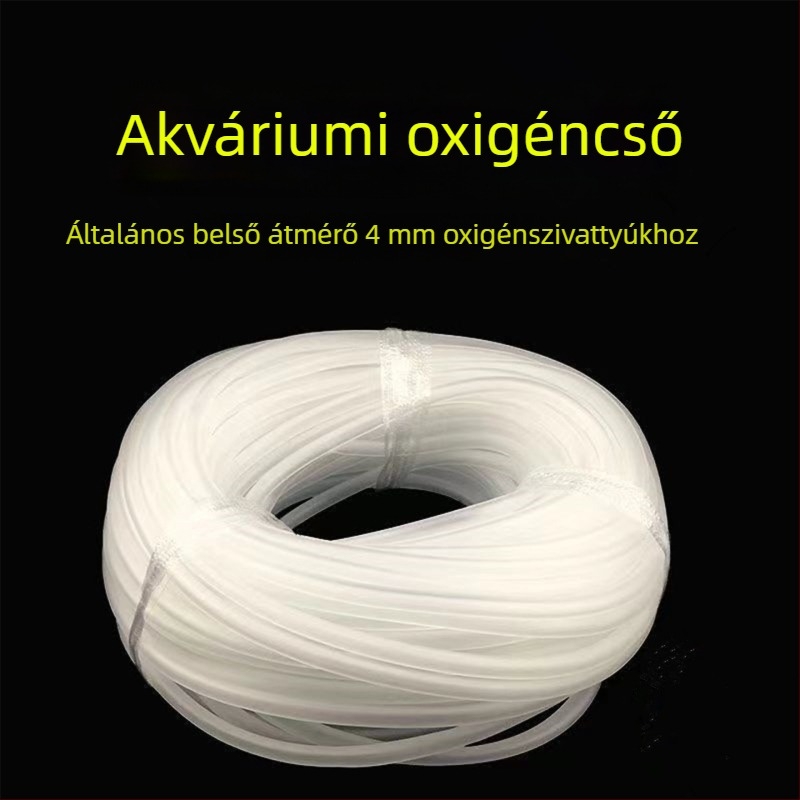 Akváriumi oxigénpumpa csővel és levegőcsővel – műanyag, 1 kg, akváriumi felszerelés