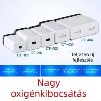 SUNSUN/SENSEN Akvárium oxigénpumpa — Otthoni használatra, nagy buborékos aeráció, Súly: 1,0 kg