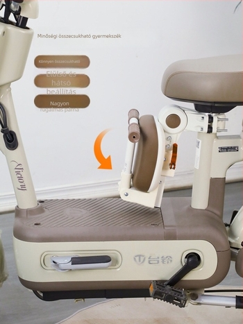 Villanyos jármű nyerege, elsőre szerelt gyerekülés, márka Fair, modell 666, termékkód JZ666