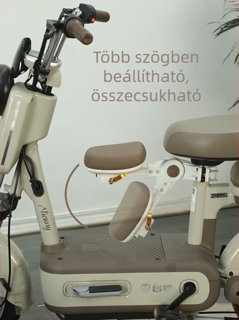 Villanyos jármű nyerege, elsőre szerelt gyerekülés, márka Fair, modell 666, termékkód JZ666