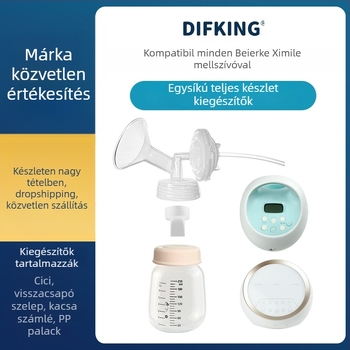 S1-kompatibilis elektromos szoptatási pumpa kiegészítő készlet: duckbill valve, horn cover, bottle isolation valve