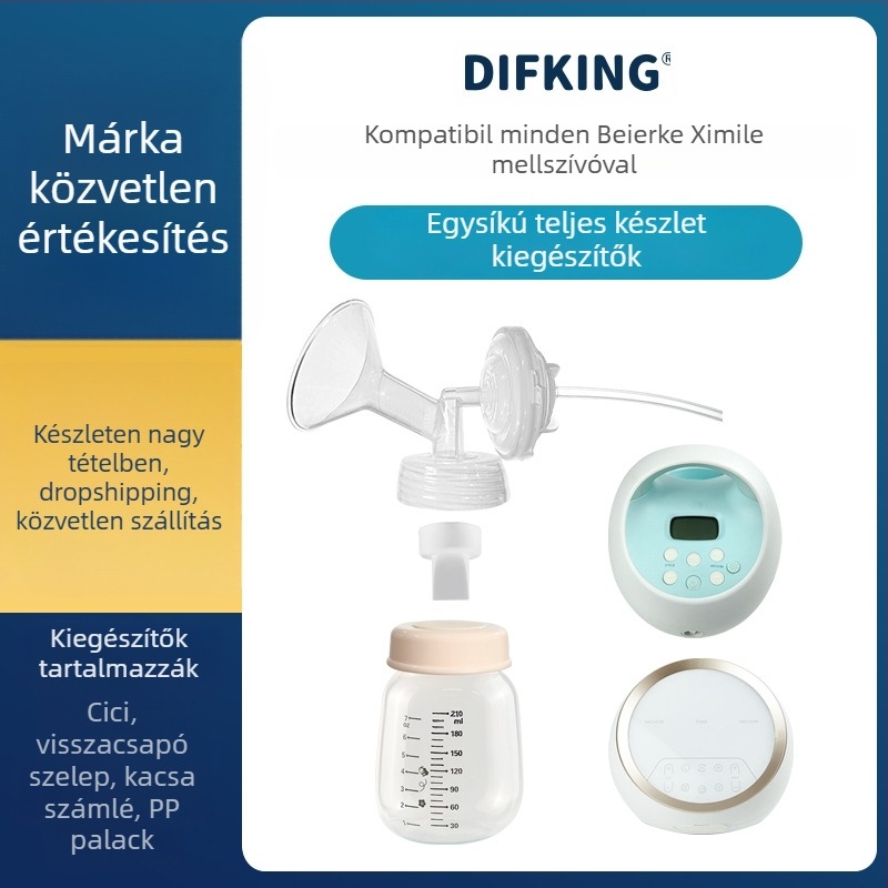 S1-kompatibilis elektromos szoptatási pumpa kiegészítő készlet: duckbill valve, horn cover, bottle isolation valve