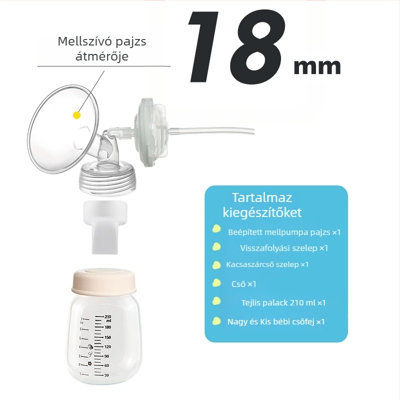 S1-kompatibilis elektromos szoptatási pumpa kiegészítő készlet: duckbill valve, horn cover, bottle isolation valve