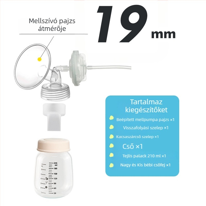 S1-kompatibilis elektromos szoptatási pumpa kiegészítő készlet: duckbill valve, horn cover, bottle isolation valve