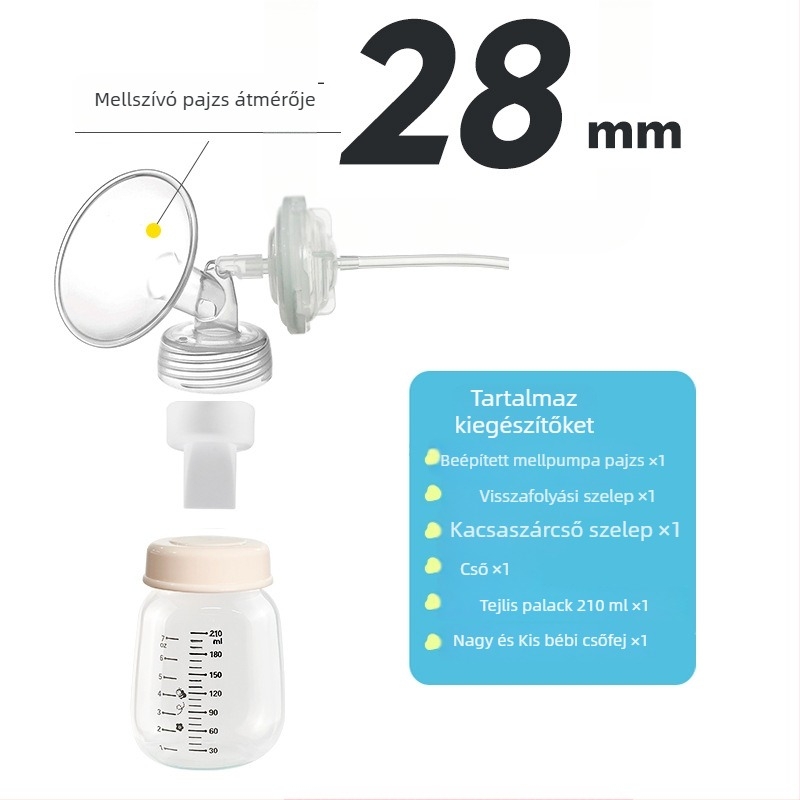 S1-kompatibilis elektromos szoptatási pumpa kiegészítő készlet: duckbill valve, horn cover, bottle isolation valve
