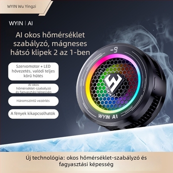 Intelligens hőmérséklet-szabályozású hűtőradiátor mobiltelefonokhoz és táblagépekhez digitális LED kijelzővel