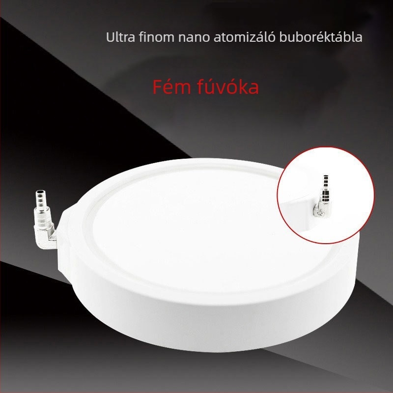 Nano finom buboréklap akváriumi oxigénellátáshoz csendes fémcsatlakozóval – buborékkő, típus B