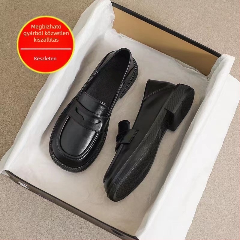 Női slip-on loaferek, kerek orr, mikroszálas felsőrész, gumitalp, alacsony sarok 1-3 cm (kerek orr; mikroszálas felsőrész; gumitalp; alacsony sarok 1-3 cm)
