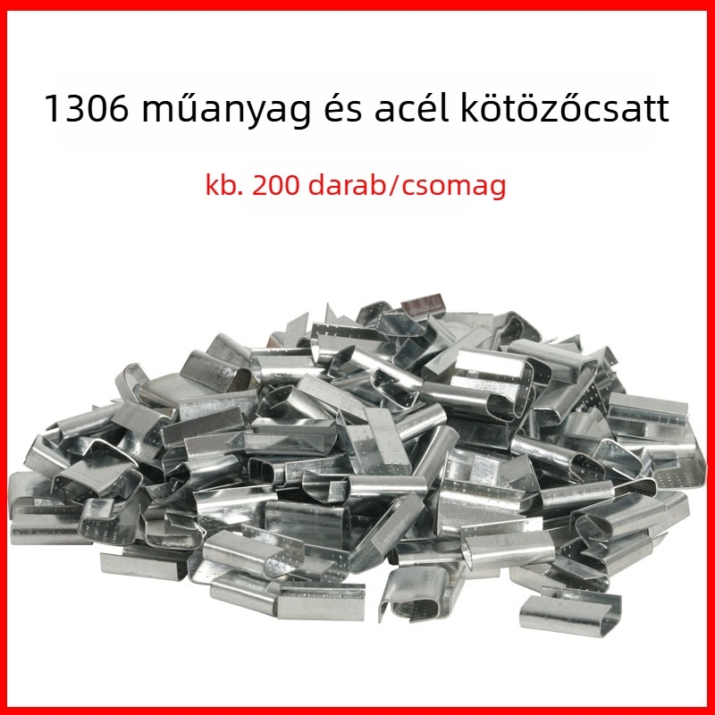 Nylonból készült csomagoló csat, termékkód Jzw668048286956, húzószilárdság 246,9 kg, kartoncsomagoláshoz