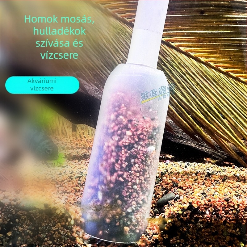Akvarisztikai vízcsere készlet kézi szifonnal és beszívócsővel — műanyag, 65 g, Márka Chi to Constant