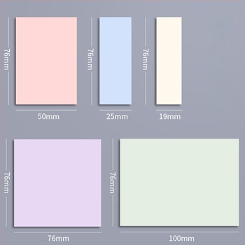 Ragasztós jegyzetek hosszú indexcsíkok – 100 oldal, vastag papírral borított, 0.044 kg, alapcsomagolás, Chuangyi