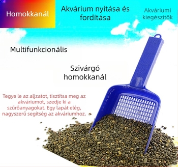 Akvaris homoklapát – műanyag, tömeg 0.1, Guangdong eredetű, akváriumi felszerelés