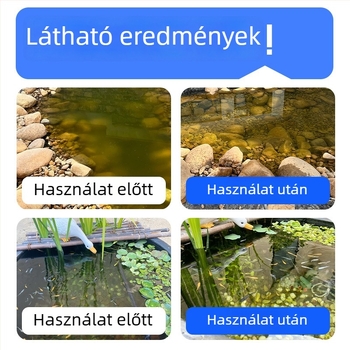 Jiasheng Algamentesítő halastóhoz és akváriumokhoz – eltávolítja a zöld algákat, moha, barna algát és duckweed